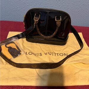 Louis Vuitton Black Patent Mini Bag